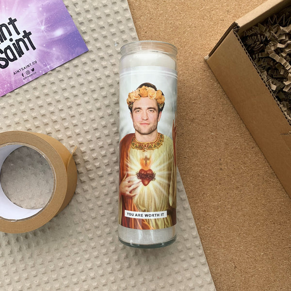 Saint Robert Pattinson Prayer Candle