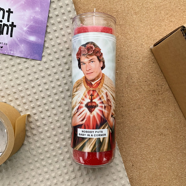 Saint Patrick Swayze | Johnny Castle | Dirty Dancing Prayer Candle