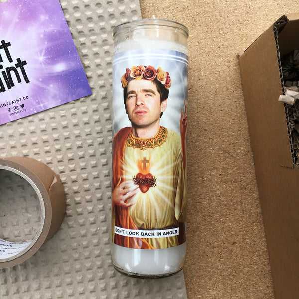 Saint Noel Gallagher Prayer Candle