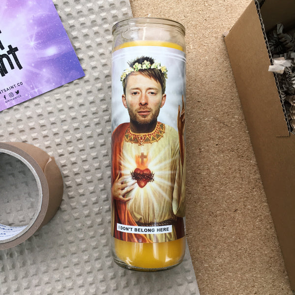 Saint Thom Yorke Prayer Candle