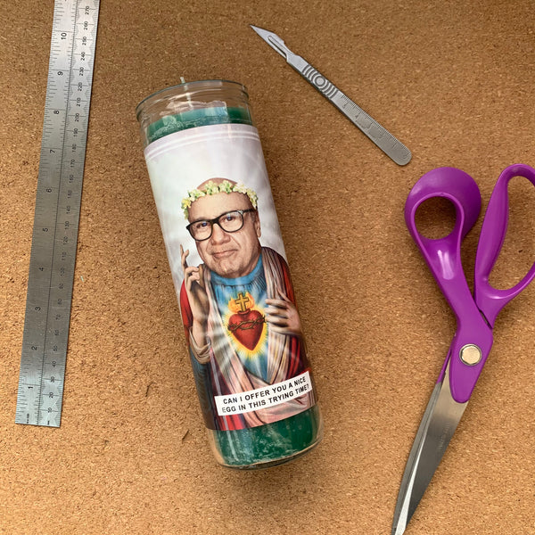 Saint Danny DeVito | Frank Reynolds | It's Always Sunny Prayer Candle