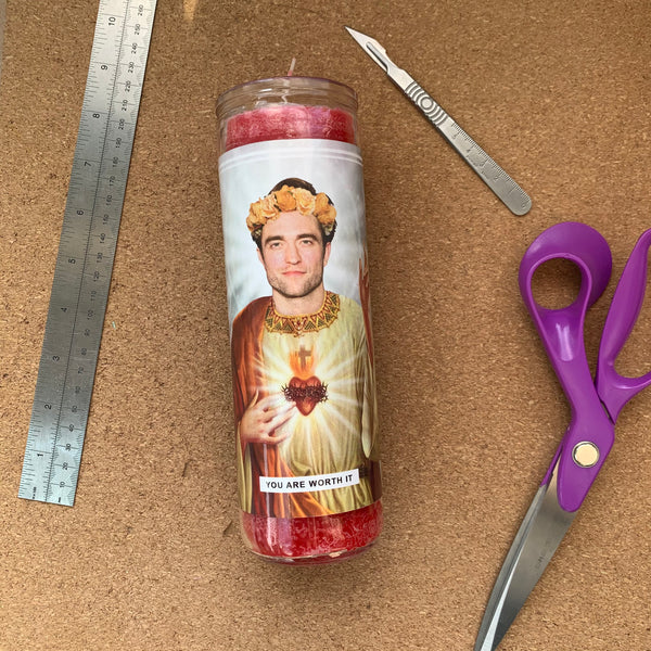 Saint Robert Pattinson Prayer Candle
