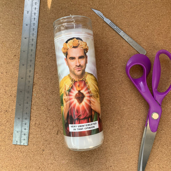 Saint David Rose | Daniel Levy | Schitt's Creek Prayer Candle