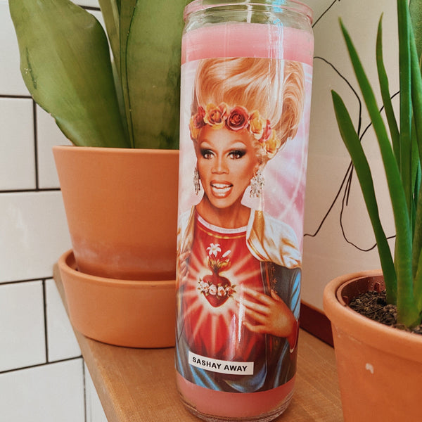 Saint RuPaul Drag Race Prayer Candle