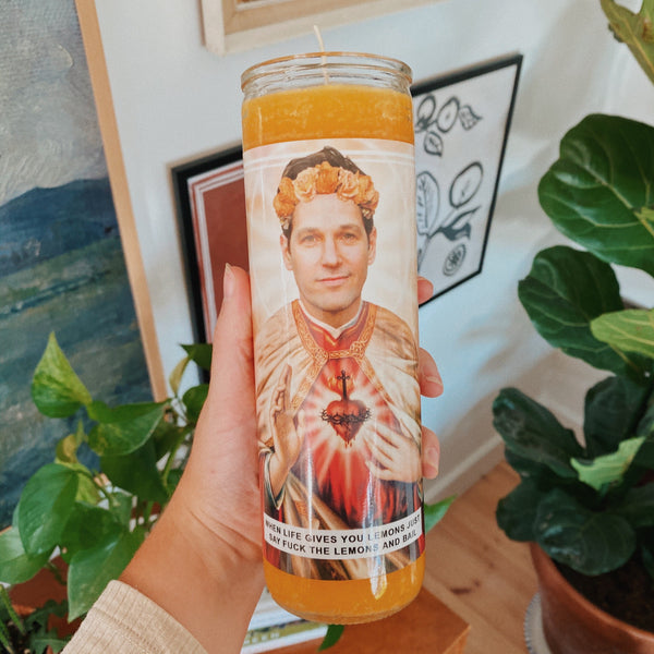 Saint Paul Rudd Prayer Candle
