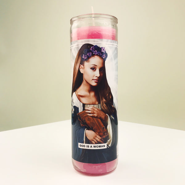Saint Ariana Grande Prayer Candle
