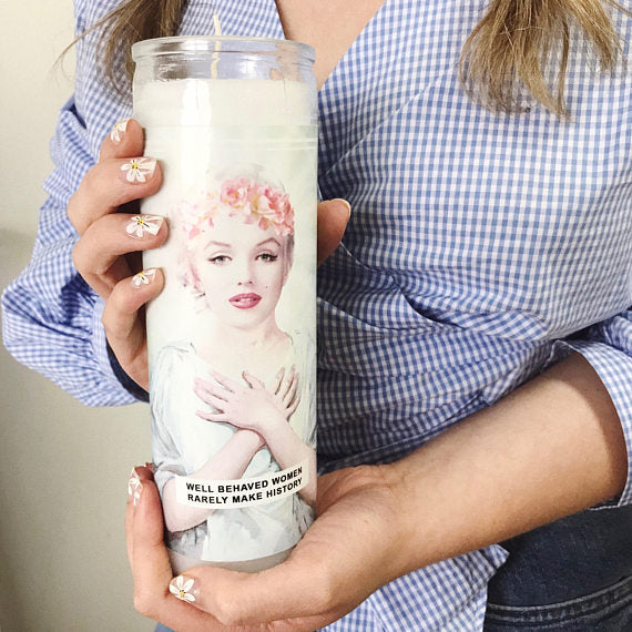 Saint Marilyn Monroe Prayer Candle