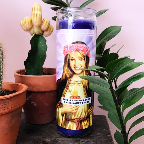 Saint Britney Spears Prayer Candle