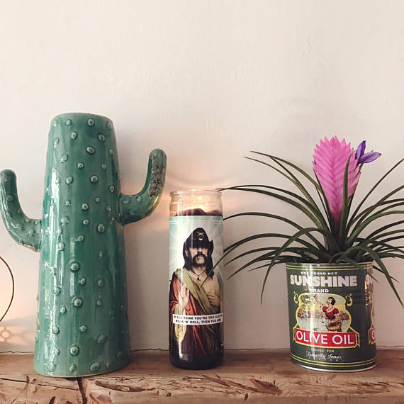 Saint Lemmy Prayer Candle