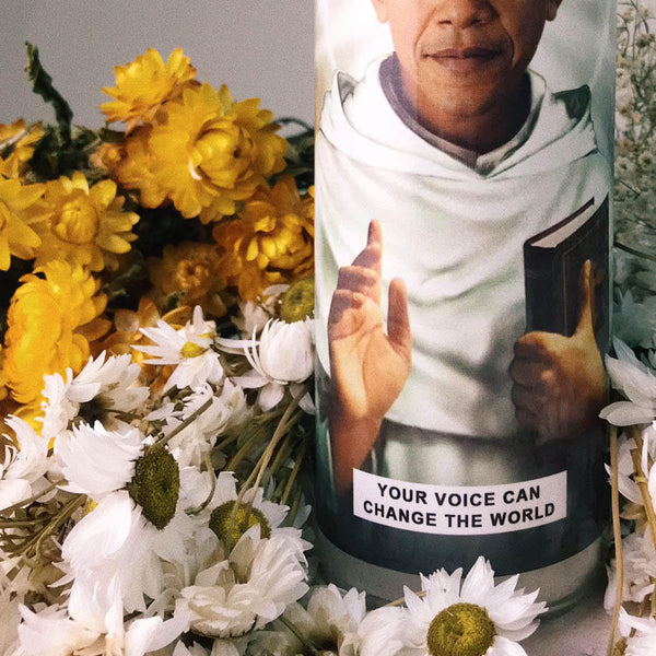 Saint Barack Obama Prayer Candle