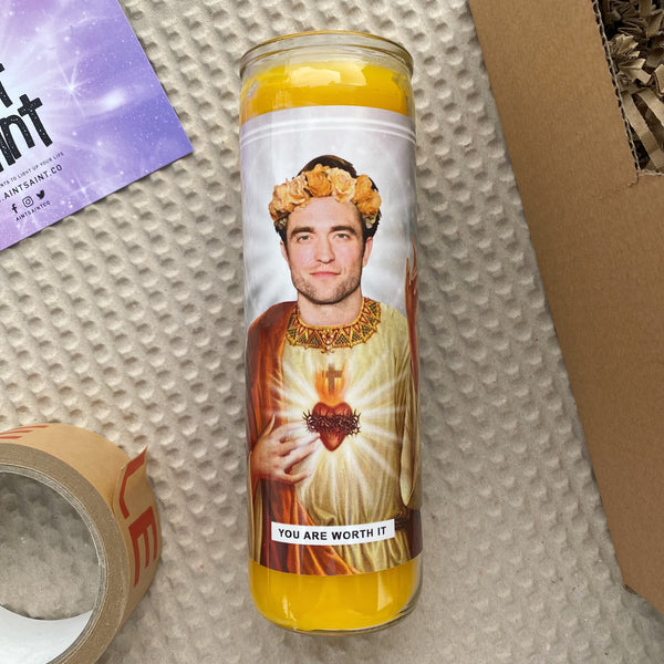 Saint Robert Pattinson Prayer Candle