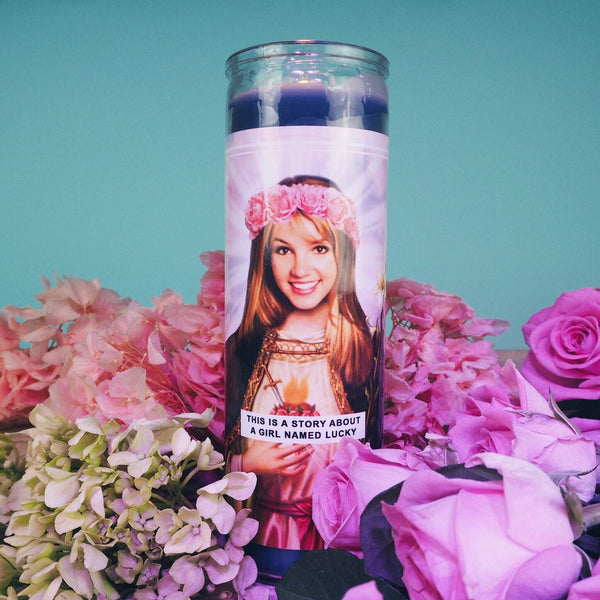 Saint Britney Spears Prayer Candle
