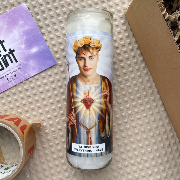 Saint Sam Fender Prayer Candle