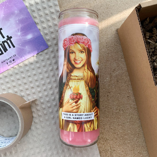 Saint Britney Spears Prayer Candle