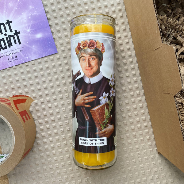 Saint Father Ted Crilly | Dermot Morgan Prayer Candle