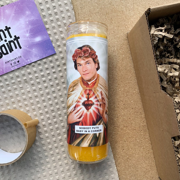 Saint Patrick Swayze | Johnny Castle | Dirty Dancing Prayer Candle