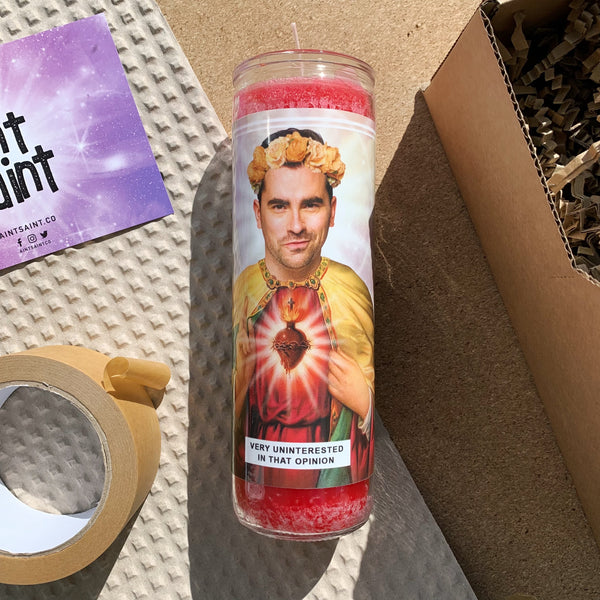 Saint David Rose | Daniel Levy | Schitt's Creek Prayer Candle
