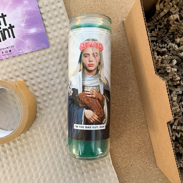 Saint Billie Eilish Prayer Candle