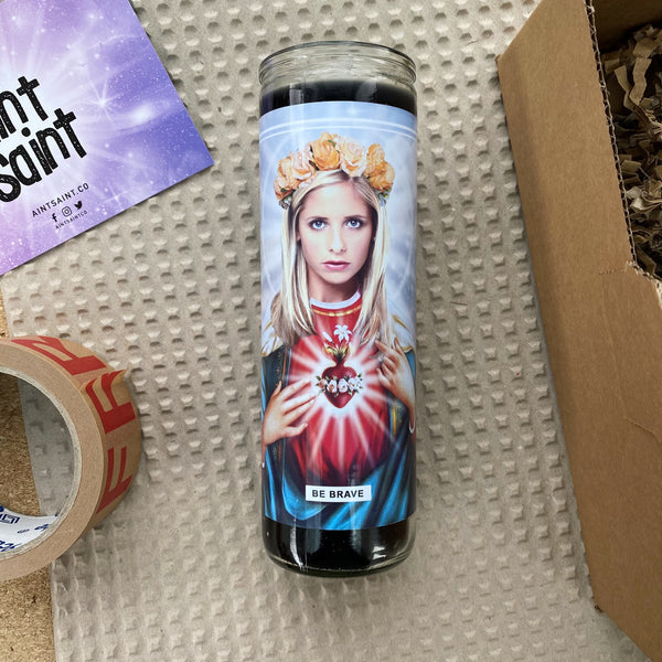 Saint Buffy | Sarah Michelle Gellar Prayer Candle
