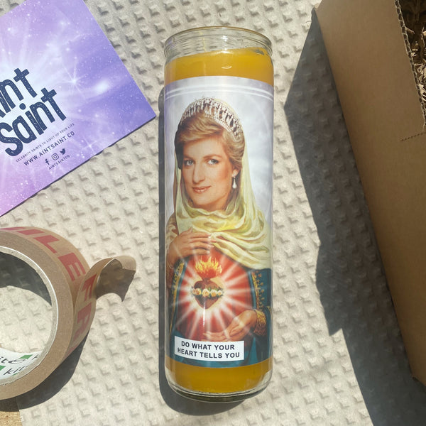 Saint Diana Princess Of Wales Prayer Candle