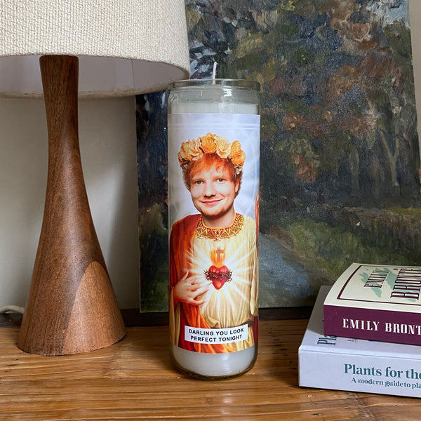 Saint Ed Sheeran Prayer Candle
