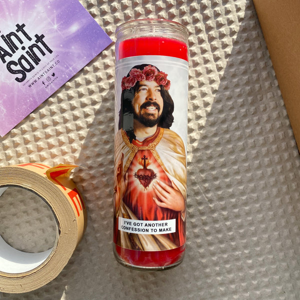 Saint Dave Grohl Prayer Candle