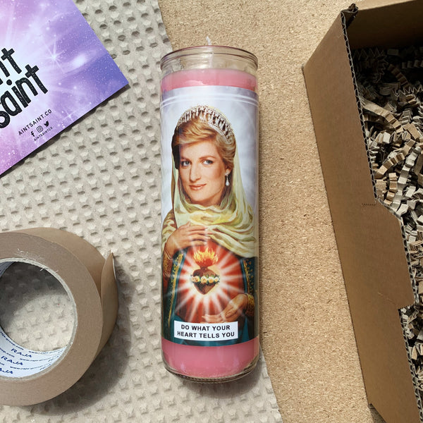 Saint Diana Princess Of Wales Prayer Candle