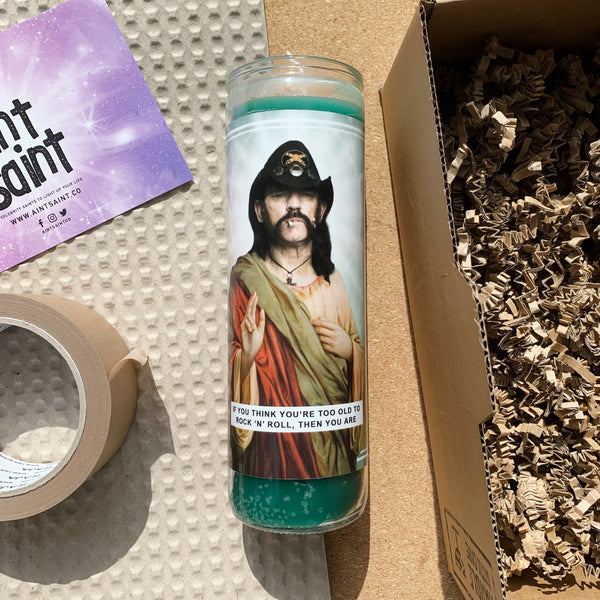 Saint Lemmy Prayer Candle