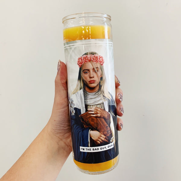 Saint Billie Eilish Prayer Candle