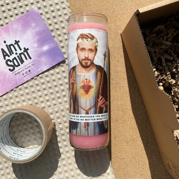 Saint Ryan Gosling Prayer Candle