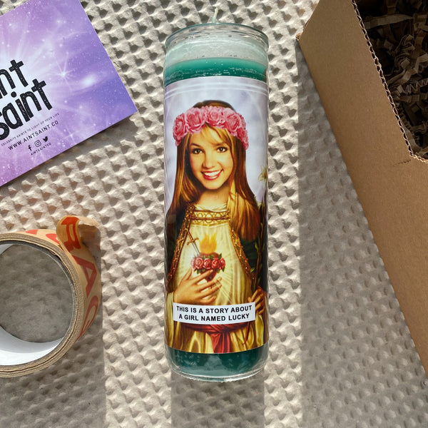 Saint Britney Spears Prayer Candle