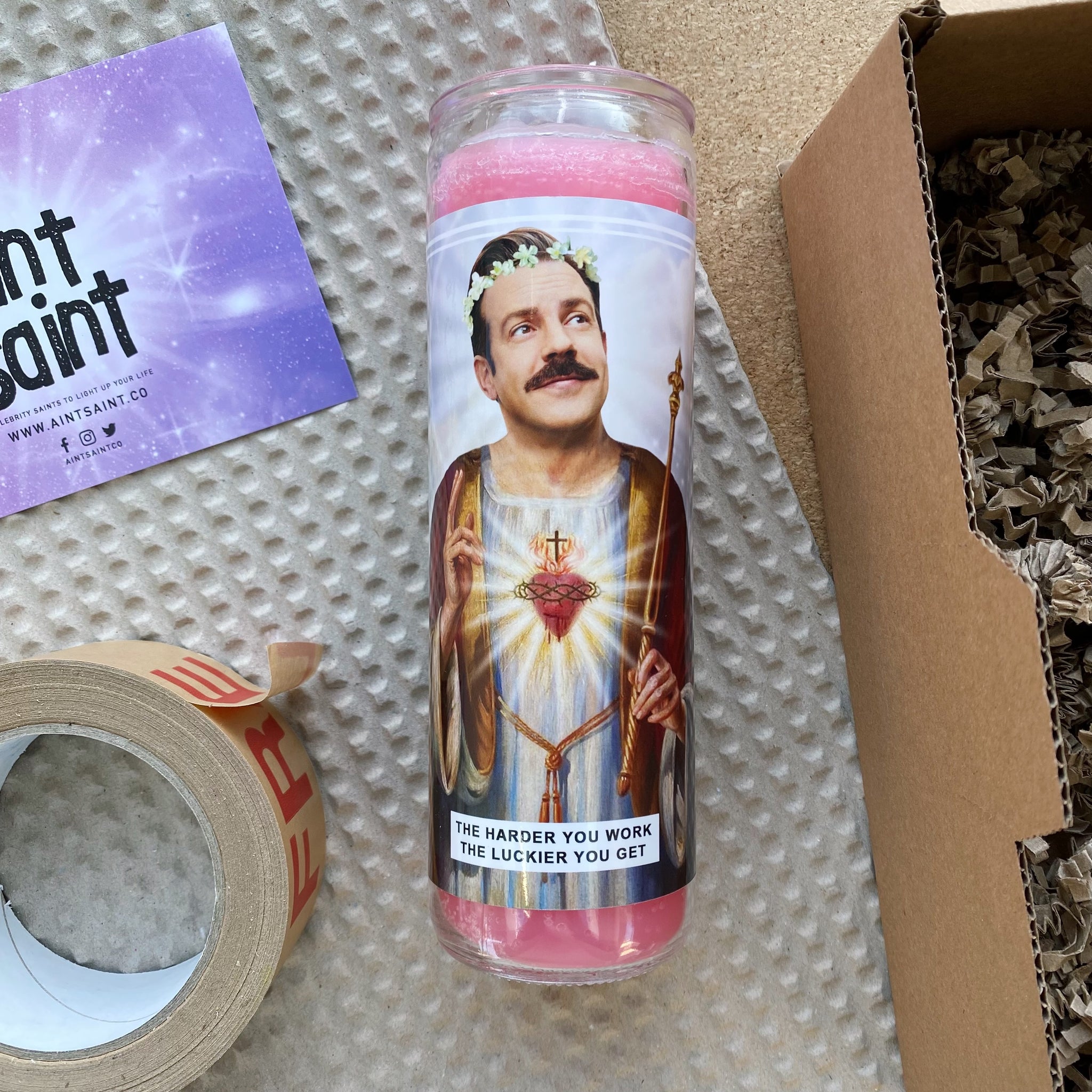 Saint Ted Lasso | Jason Sudeikis Prayer Candle