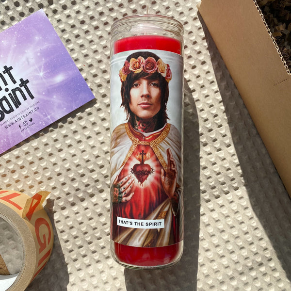 Saint Oli Sykes | Bring Me The Horizon Prayer Candle