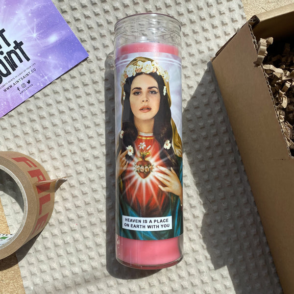 Saint Lana Del Rey Prayer Candle