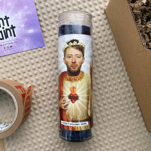 Saint Thom Yorke Prayer Candle