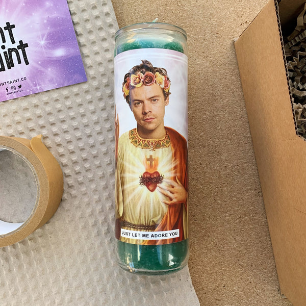 Saint Harry Prayer Candle