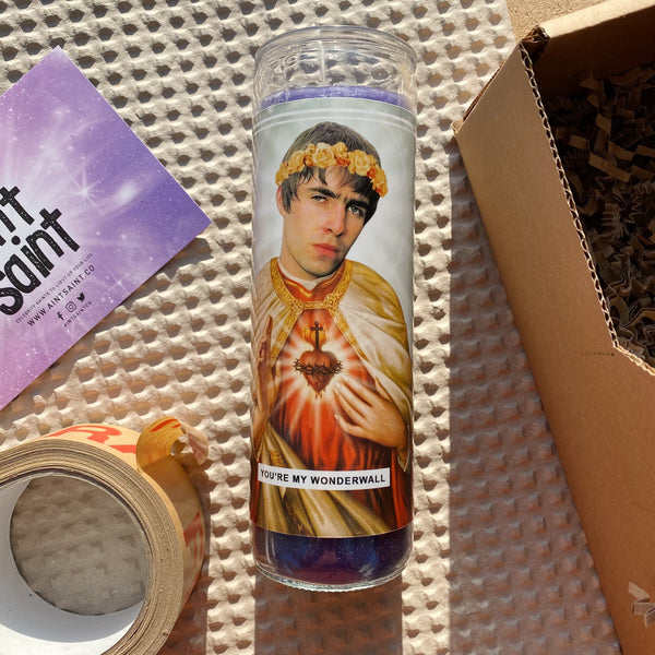 Saint Liam Gallagher Prayer Candle