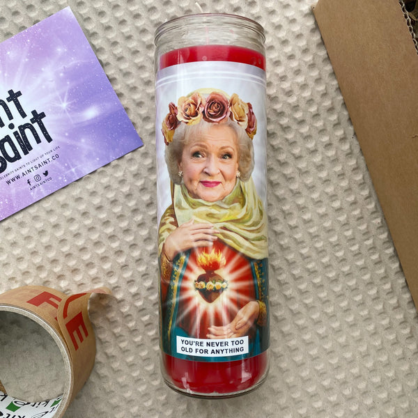 Saint Betty White | Rose Nylund | Golden Girls Prayer Candle