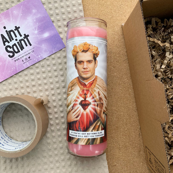 Saint Henry Cavill Prayer Candle