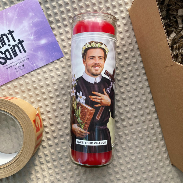 Saint Jack Grealish Prayer Candle