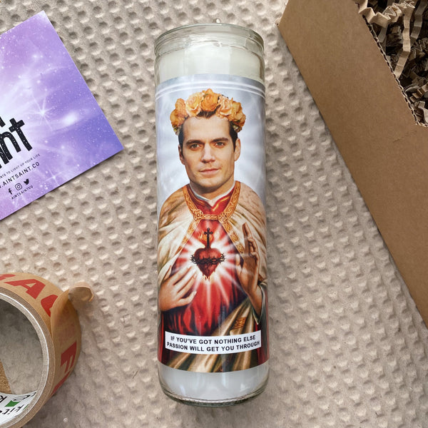 Saint Henry Cavill Prayer Candle