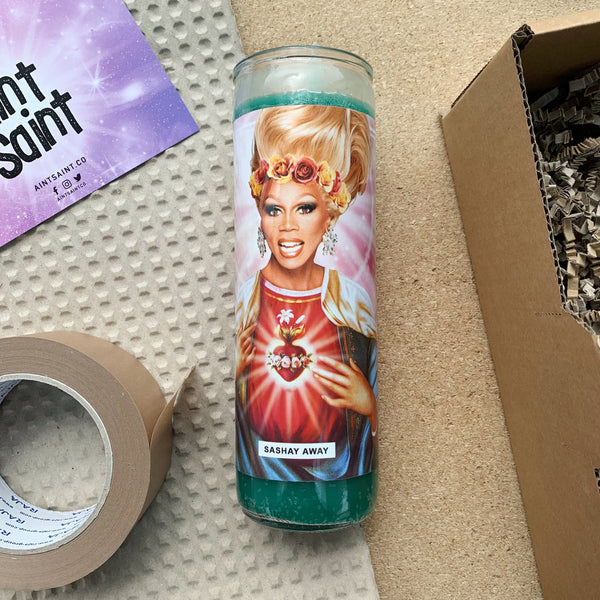 Saint RuPaul Drag Race Prayer Candle