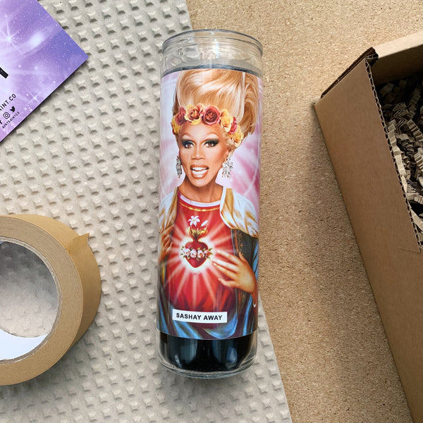 Saint RuPaul Drag Race Prayer Candle