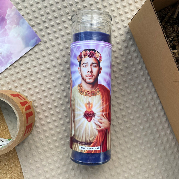 Saint Nick Jonas | Jonas Brothers Prayer Candle