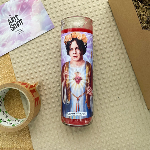 Saint Jack White Prayer Candle