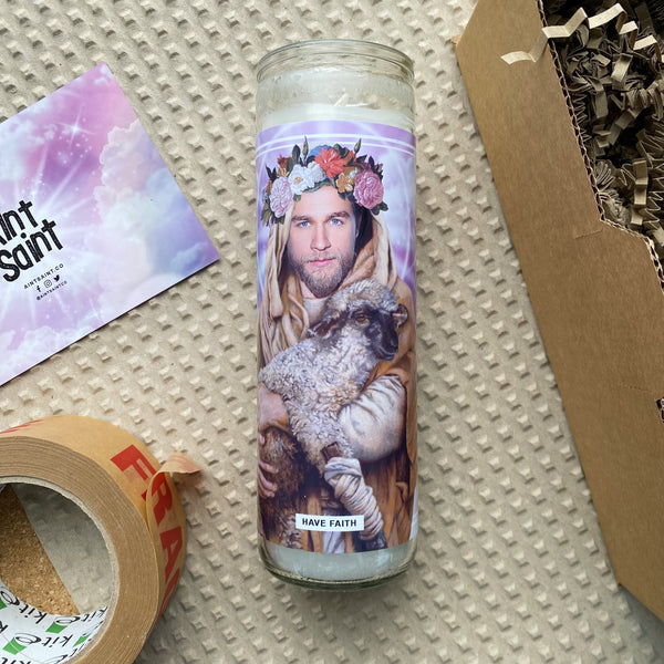 Saint Charlie Hunnam | Sons Of Anarchy Prayer Candle