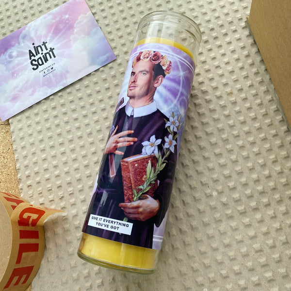 Saint Andy Murray Prayer Candle