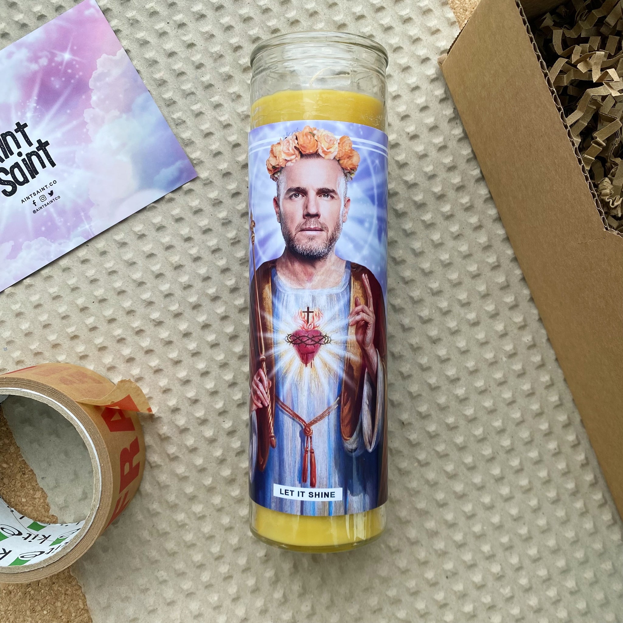 Saint Gary Barlow | Take That Prayer Candle