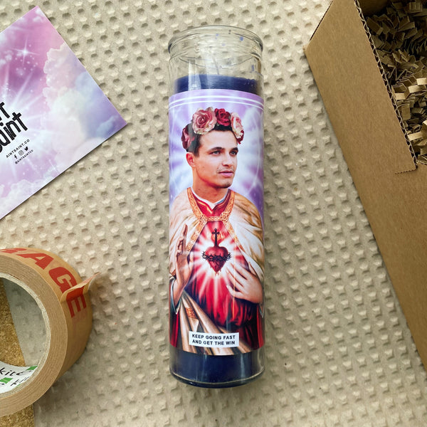 Saint Lando Norris | F1 Prayer Candle