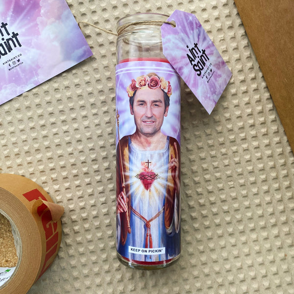 Saint Mike Wolfe Prayer Candle